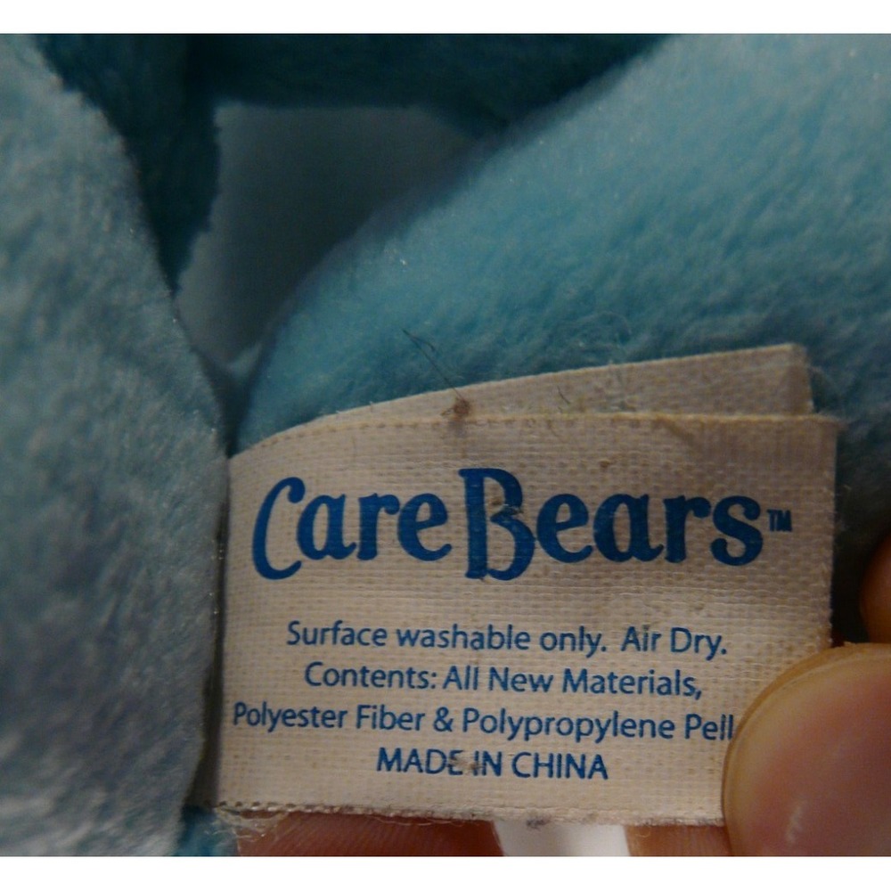 VTG 2002 Care Bears Plush Bedtime Bear 8" Stuffed Animal Blue Moon Gold Star Toy - Picture 7 of 10